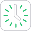 Green Time Icon | Telrock